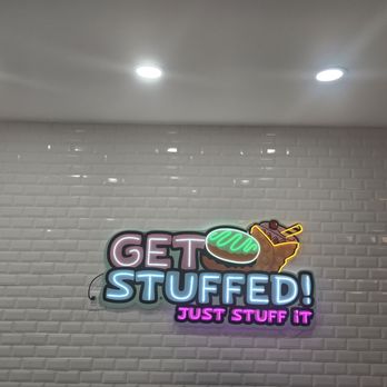 Get Stuffed - Inside neon wall sign - Ice Cream & Frozen Yogurt Near Me - New York, New York