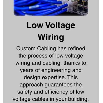 Custom Cabling - Security Services Near Me