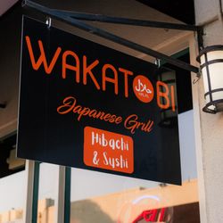 Wakatobi Japanese Grill Hibachi and Sushi - Signage for Wakatobi Japanese Grill Hibachi and Sushi's Newark location