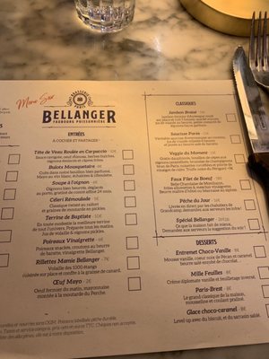 Menu photo 8 Brasserie Bellanger Paris, 01