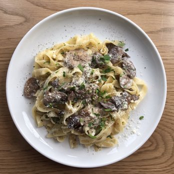 Forma Pasta Factory - fettuccine funghi; sautéed wild mushroom cream sauce, thyme & rosemary, parmigiano Reggiano - Pasta Shops Near Me - Brooklyn, New York
