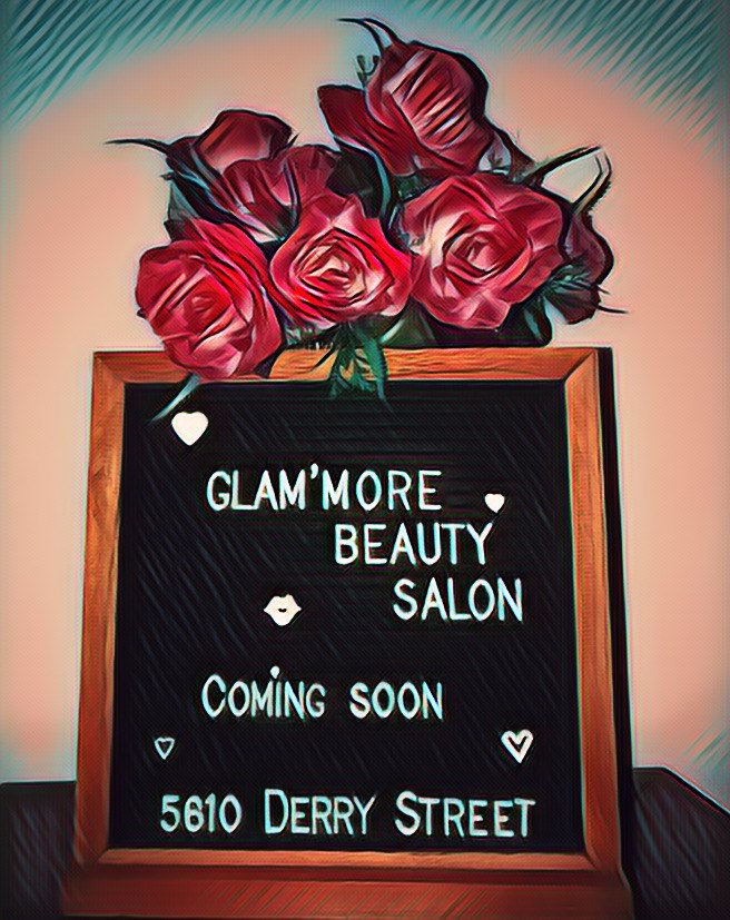 Glam'More Beauty Salon Logo