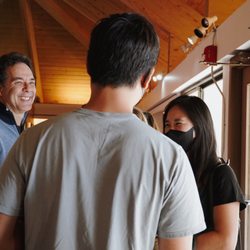 Crossbridge Church - Friendly faces greeting guests each week in our lobby.