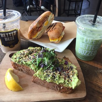 Better Buzz Coffee Encinitas - Avocado toast, breakfast sandwich, best drink ever, and matcha latte! - Coffee & Tea Near Me - Encinitas, California Better Buzz Coffee Encinitas - Avocado toast, breakfast sandwich, best drink ever, and matcha latte! - Coffee & Tea Near Me - Encinitas, California