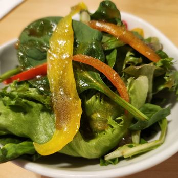 Cucina Moon - Salad ordered on 5/14/24, 6pm. Bell Peppers, mixed greens, and a balsamic vinegar dressing. - Pasta Shops Near Me - Honolulu, Hawaii