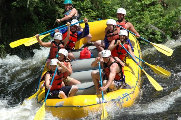 Kennebec White Water Rafting by null
