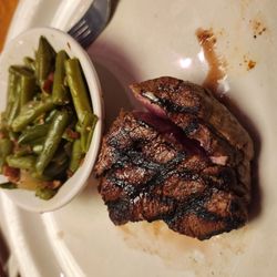 Dallas filet, medium rare.