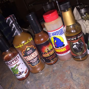 Bobby G's Pizzeria - Cool bottles of hot sauce. Accidentally had the Trinidad - Pizza Near Me - Berkeley, California Bobby G's Pizzeria - Cool bottles of hot sauce. Accidentally had the Trinidad - Pizza Near Me - Berkeley, California