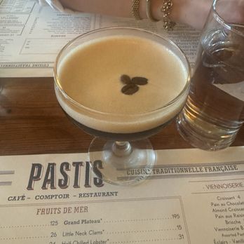 Pastis Miami - Espresso martini - French Near Me - Miami, Florida