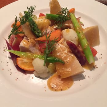 Tei Tei Robata Bar - Yellowtail special salad with spring vegetables. Enjoyed. - Japanese Near Me - Dallas, Texas