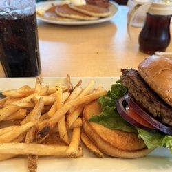 Perkins Restaurant & Bakery - Cheese burger and fries