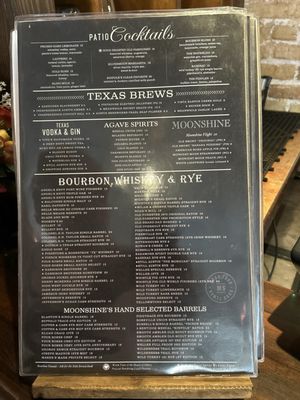 Menu photo 7 Moonshine Grill Austin, TX