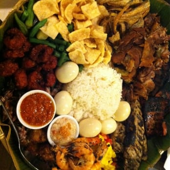 Isla Restaurant - family platter #2 (there was also a big bowl of misua) great deal! - Filipino Near Me - San Bruno, California