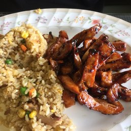 Spicy Chicken & Korean Fried Rice. Chicken was great. Spicy Chicken & Korean Fried Rice. Chicken was great.