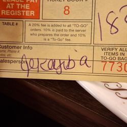 Waffle House - The name of the waitress
