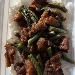 Pad Prig Khing with Roast Pork Pad Prig Khing with Roast Pork