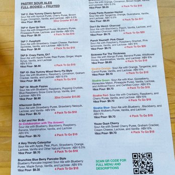 Oozlefinch Beers & Blending - Menu - Breweries Near Me - Fort Monroe, Virginia