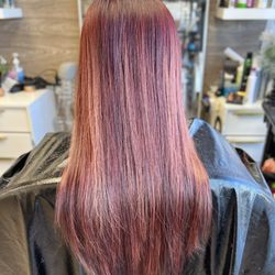 Total Image Salon - Red Highlights and color