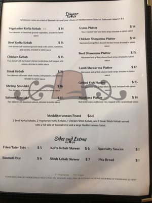 Menu photo 5 Lebanon Restaurant & Cafe Spokane, WA