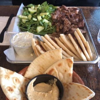 Yeeroh - Lamb Tray and hummus - Greek Near Me - Philadelphia, Pennsylvania Yeeroh - Lamb Tray and hummus - Greek Near Me - Philadelphia, Pennsylvania