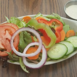 Garden Cafe - The dinner salad. Amazing flavor