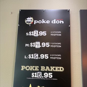 Poke Don - Updated prices may 22' - Seafood Near Me - San Ramon, California