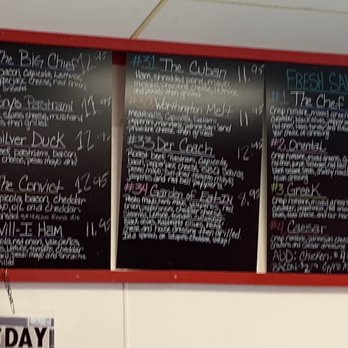 Fat Guys Fresh Deli - Menu Pic 3. My fave on these is Big Chief. - Delis Near Me - Boise, Idaho