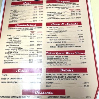 Salem's Diner - Menu - Diners Near Me - Birmingham, Alabama