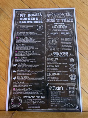 Menu photo 1 When Pigs Fly BBQ Pit Westfield, NY Menu photo 1 When Pigs Fly BBQ Pit Westfield, NY