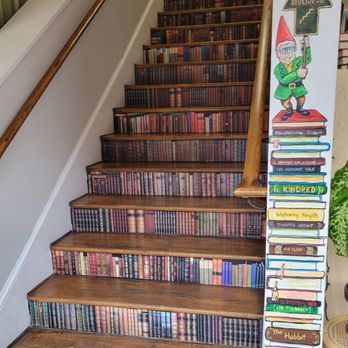 Backwater Books - Coolest stairs - Bookstores Near Me - Ellicott City, Maryland Backwater Books - Coolest stairs - Bookstores Near Me - Ellicott City, Maryland