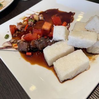 Wayang - Lamb skewers and rice cubes - Indonesian Near Me - Alhambra, California Wayang - Lamb skewers and rice cubes - Indonesian Near Me - Alhambra, California