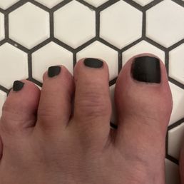 Black with matte.