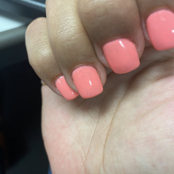 Galaxy Nails & Spa - Uneven color and brush strokes - Nail Salons Near Me - Fullerton, California Galaxy Nails & Spa - Uneven color and brush strokes - Nail Salons Near Me - Fullerton, California