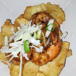 Top Tier Restaurant and Lounge - Jerk shrimp boat