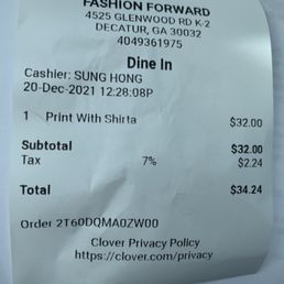 Old receipt- just all his information Old receipt- just all his information