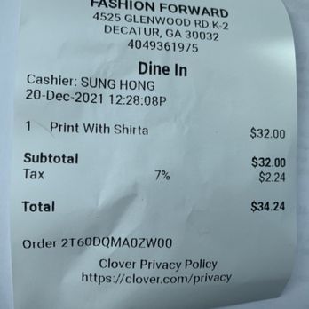 285 Flea Market - Old receipt- just all his information - Flea Markets Near Me - Decatur, Georgia 285 Flea Market - Old receipt- just all his information - Flea Markets Near Me - Decatur, Georgia