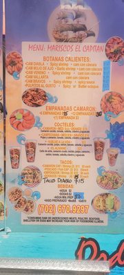 Menu photo 2 Mariscos El Capitan LV North Las Vegas, NV Menu photo 2 Mariscos El Capitan LV North Las Vegas, NV