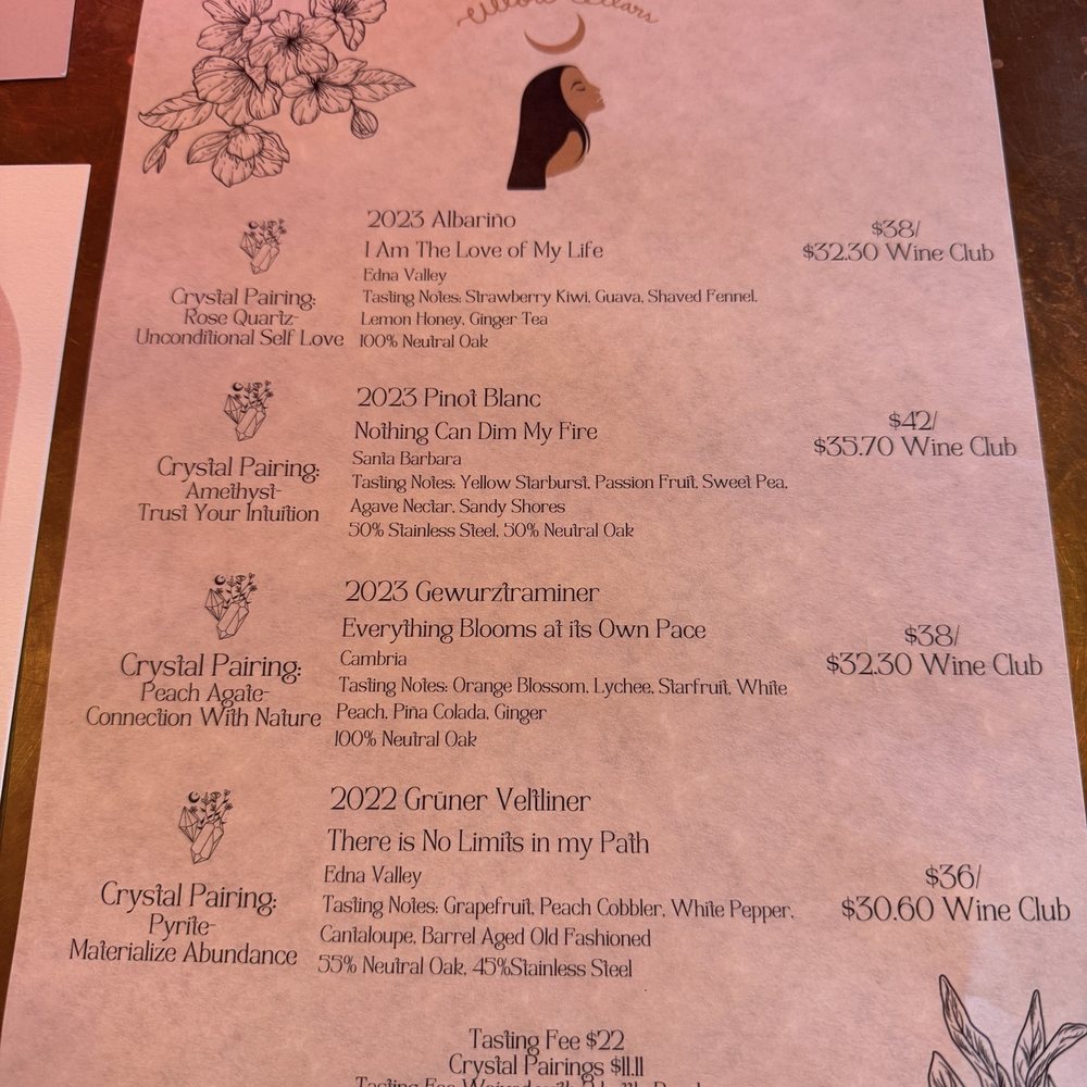 Ulloa Cellars - Tasting menu November 2024 - Wine Tasting Room Near Me - Paso Robles, California Ulloa Cellars - Tasting menu November 2024 - Wine Tasting Room Near Me - Paso Robles, California