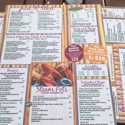 Menu photo 6 Dublin Deck Patchogue, NY