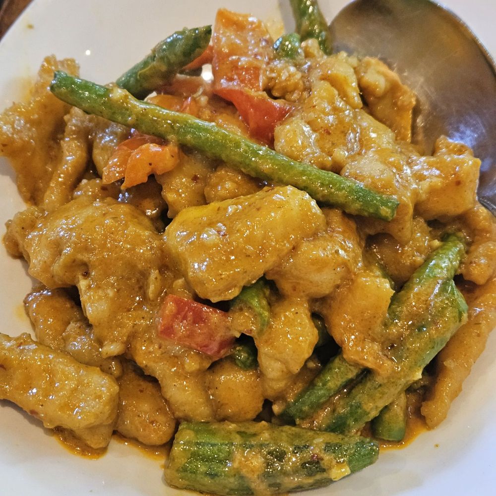 My Burma - Chef special dry curry swai (basa) - Burmese Near Me - Davis, California My Burma - Chef special dry curry swai (basa) - Burmese Near Me - Davis, California