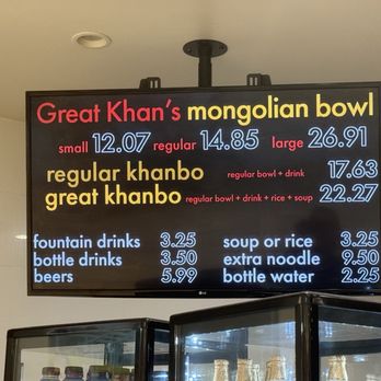 Great Khan's Mongolian Grill Carlsbad - Menu - Mongolian Near Me - Carlsbad, California Great Khan's Mongolian Grill Carlsbad - Menu - Mongolian Near Me - Carlsbad, California