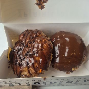 Parlor Doughnuts - Chocolate chocolate and Boston Creme. - Donuts Near Me - San Clemente, California