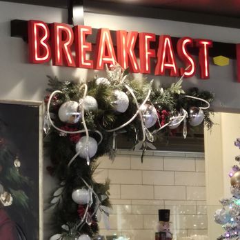 Denny's - A corner Garland Display Created By Saul. - American Near Me - Redlands, California Denny's - A corner Garland Display Created By Saul. - American Near Me - Redlands, California