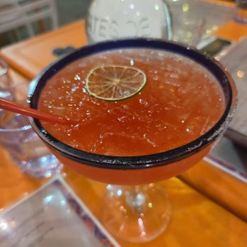 Fat Taco Hoboken - Strawberry margarita - Cocktail Bars Near Me - Hoboken, New Jersey