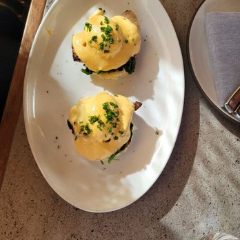Saizon - Pork belly Benedict - New American Near Me - Fresno, California Saizon - Pork belly Benedict - New American Near Me - Fresno, California