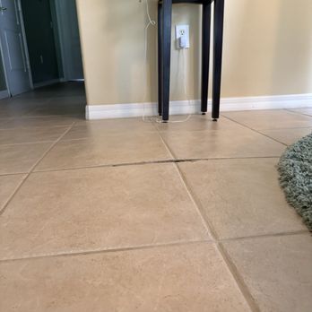 Premier Floor Restoration - May not be clear, tile was very elevated from the foundation - Flooring Near Me Premier Floor Restoration - May not be clear, tile was very elevated from the foundation - Flooring Near Me