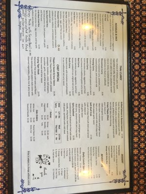 Menu photo 8 Thunwa Thai Cuisine Front Royal, VA