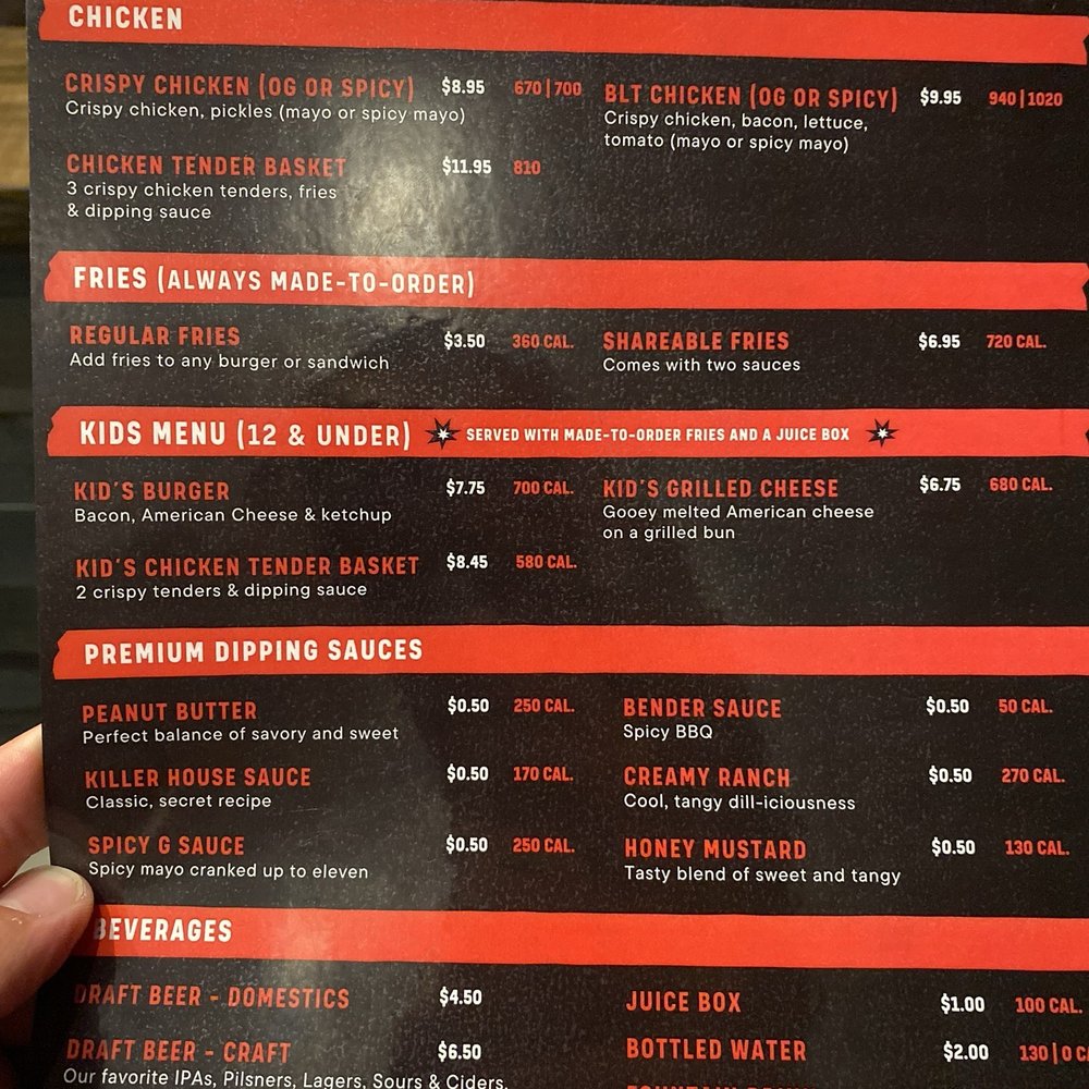 Killer Burger Potranco - Menu - Burgers Near Me - San Antonio, Texas Killer Burger Potranco - Menu - Burgers Near Me - San Antonio, Texas
