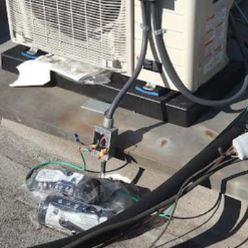 JW Heating and Air - Exposed electrical wiring and insulation supplies left for weeks from start of job - Heating & Air Conditioning/HVAC Near Me - Los Angeles, California
