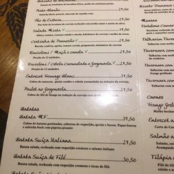 Taberna MF - Menu